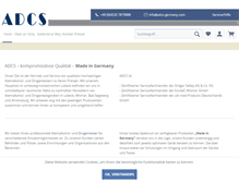 Tablet Screenshot of adcs-germany.com